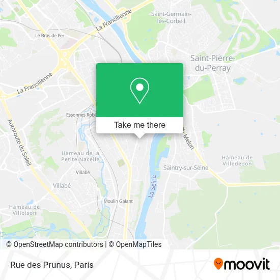 Rue des Prunus map