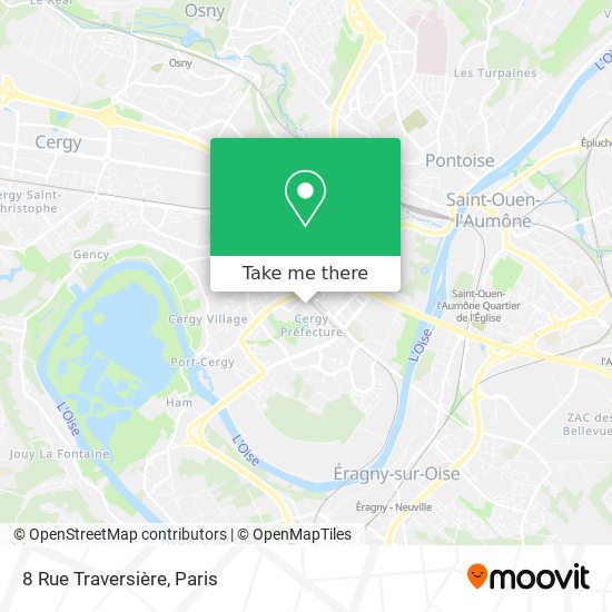 Mapa 8 Rue Traversière