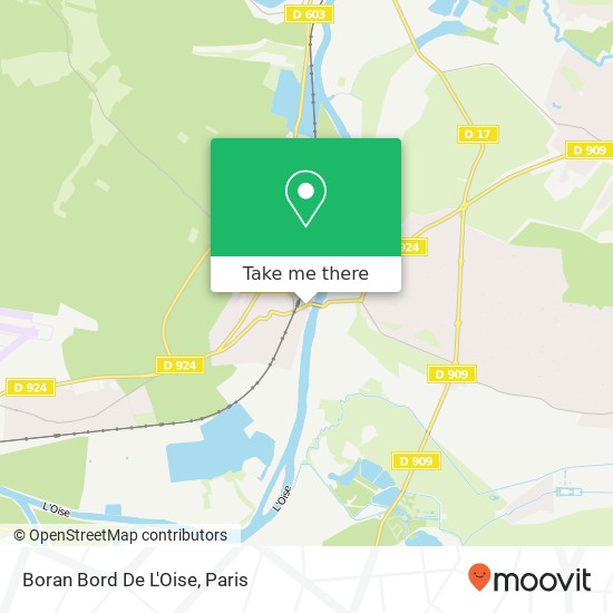 Boran Bord De L'Oise map