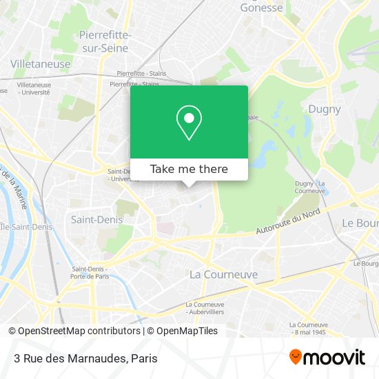 3 Rue des Marnaudes map