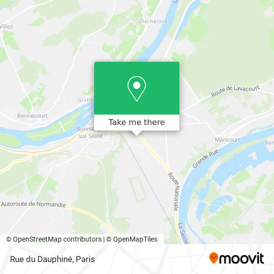 Rue du Dauphiné map