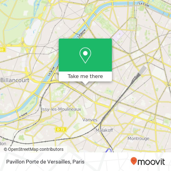 Pavillon Porte de Versailles map