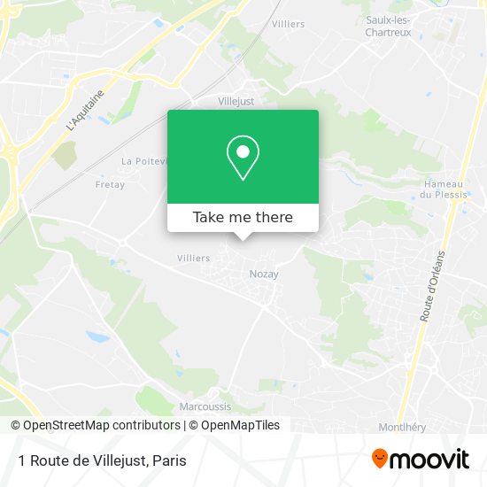 1 Route de Villejust map