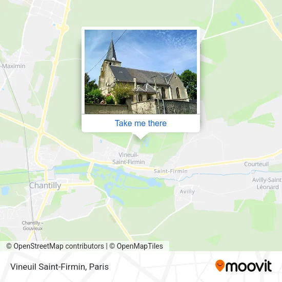 Vineuil Saint-Firmin map