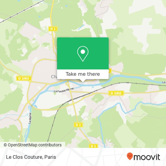 Mapa Le Clos Couture