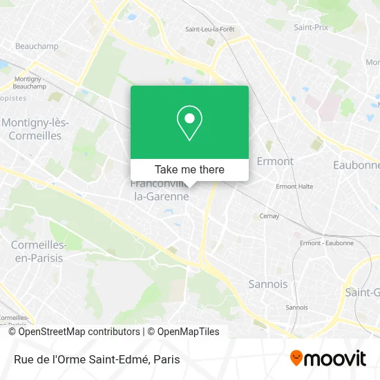 Rue de l'Orme Saint-Edmé map