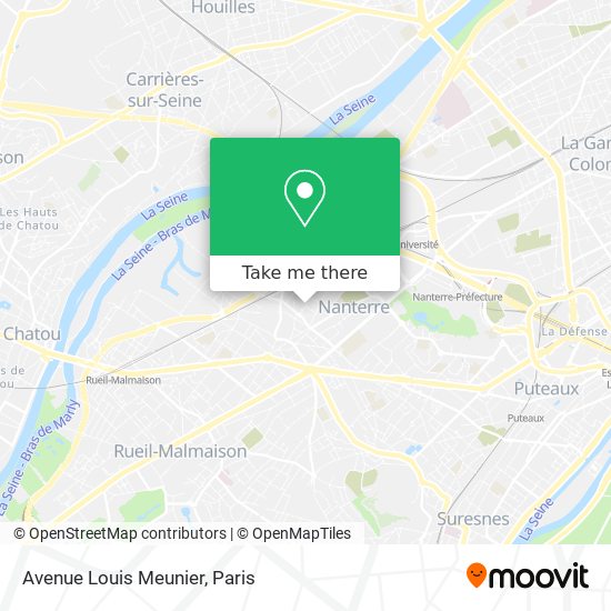 Avenue Louis Meunier map