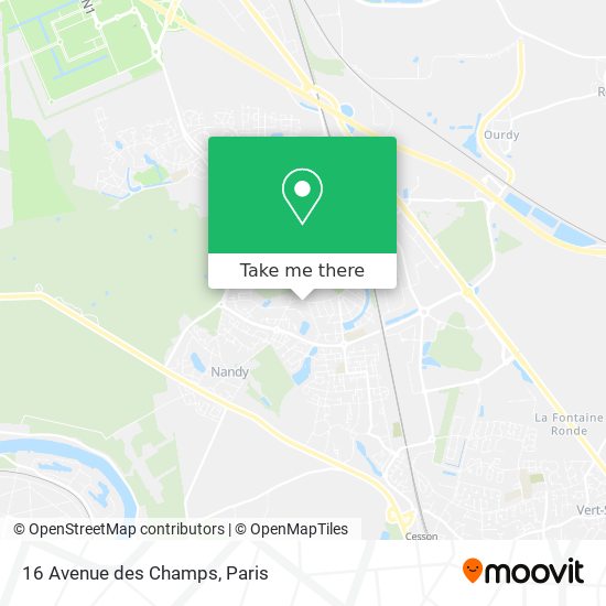 16 Avenue des Champs map