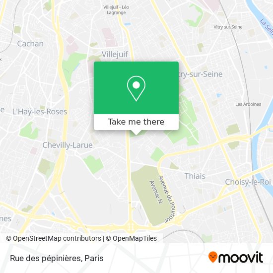 Mapa Rue des pépinières