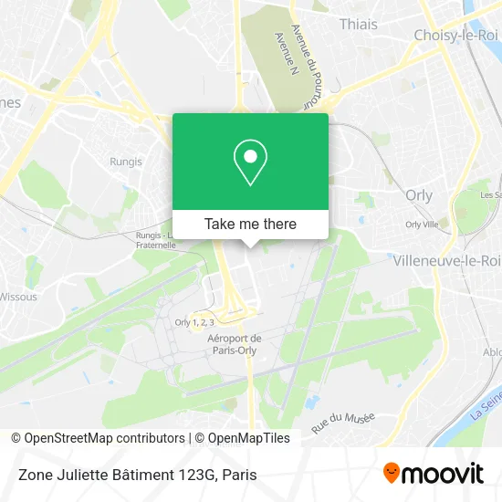 Zone Juliette Bâtiment 123G map