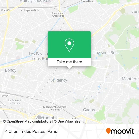 4 Chemin des Postes map