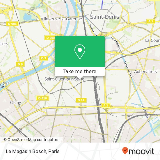 Le Magasin Bosch map