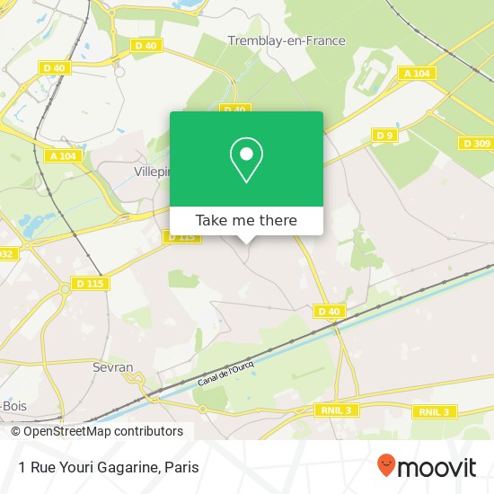 1 Rue Youri Gagarine map