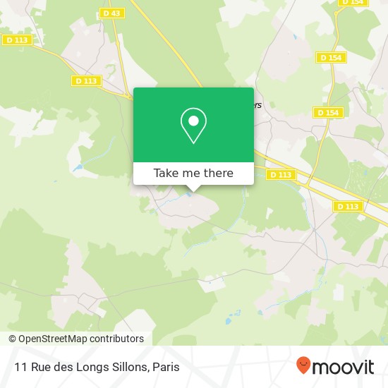 11 Rue des Longs Sillons map