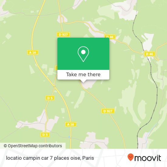 locatio campin car 7 places oise map