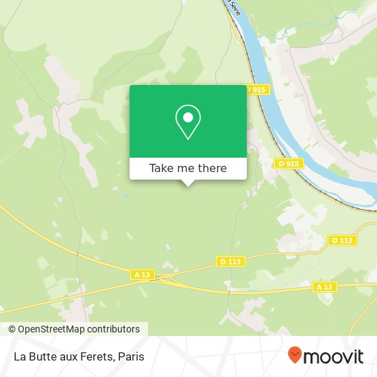 Mapa La Butte aux Ferets