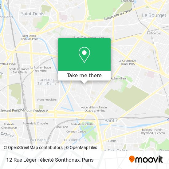 Mapa 12 Rue Léger-félicité Sonthonax