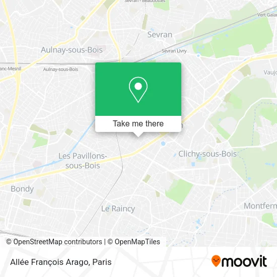 Allée François Arago map