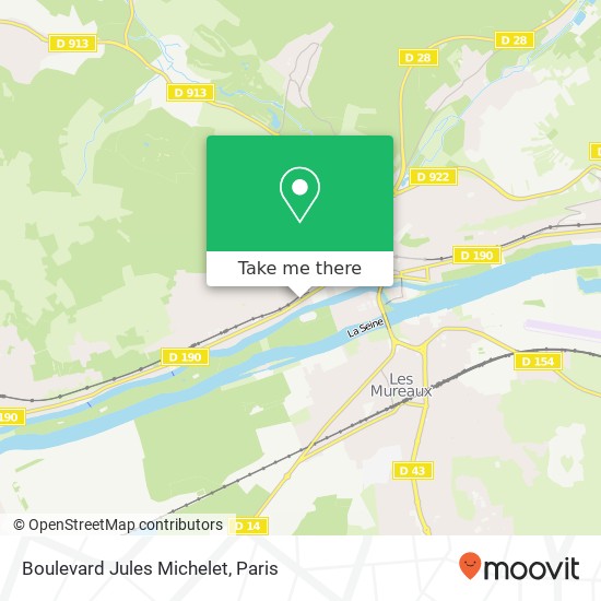 Mapa Boulevard Jules Michelet