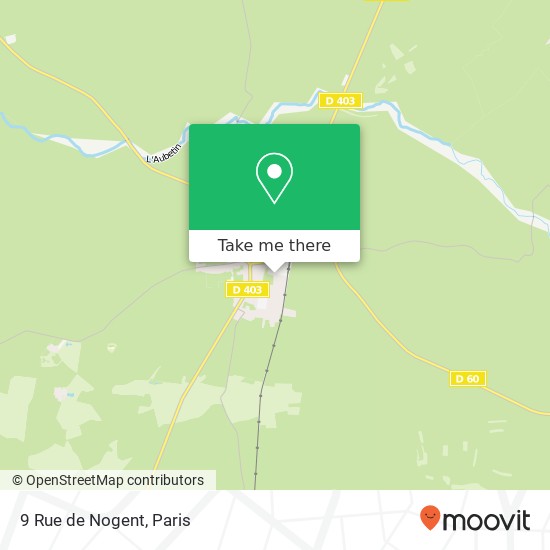 Mapa 9 Rue de Nogent