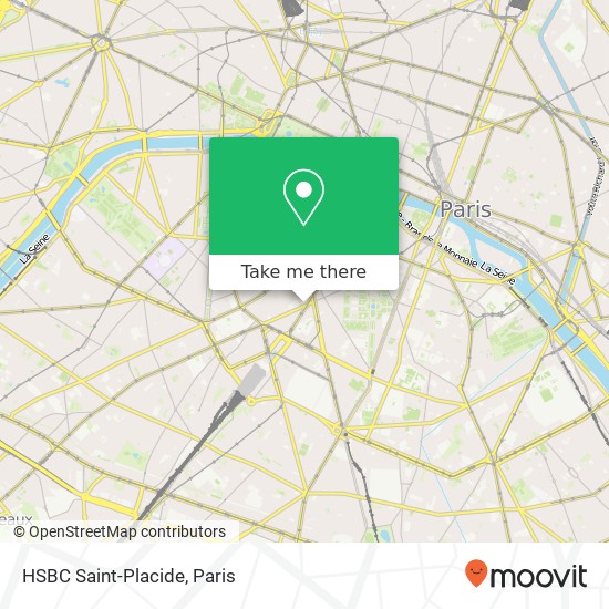 HSBC Saint-Placide map