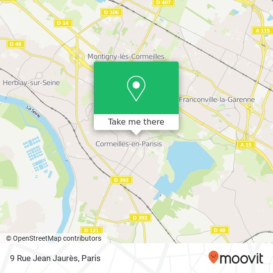 Mapa 9 Rue Jean Jaurès