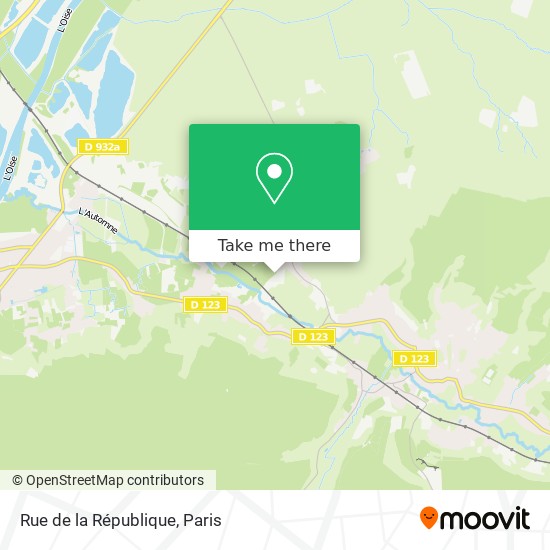 Mapa Rue de la République