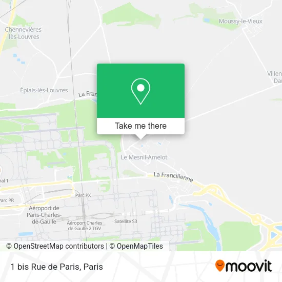 1 bis Rue de Paris map