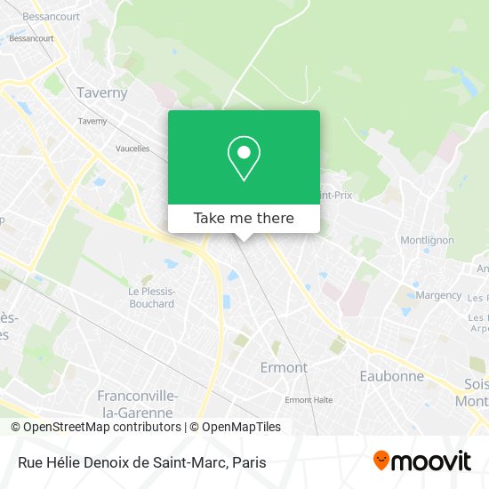Mapa Rue Hélie Denoix de Saint-Marc