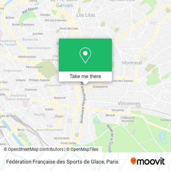 Fédération Française des Sports de Glace map