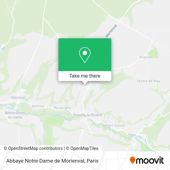 Abbaye Notre-Dame de Morienval map