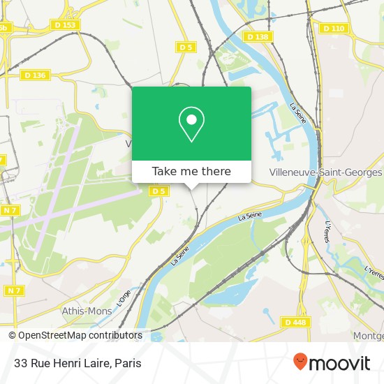 33 Rue Henri Laire map