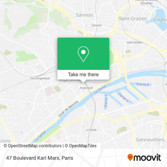 47 Boulevard Karl Marx map
