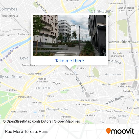 Mapa Rue Mère Térésa