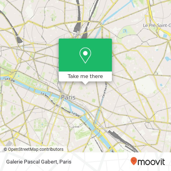 Galerie Pascal Gabert map