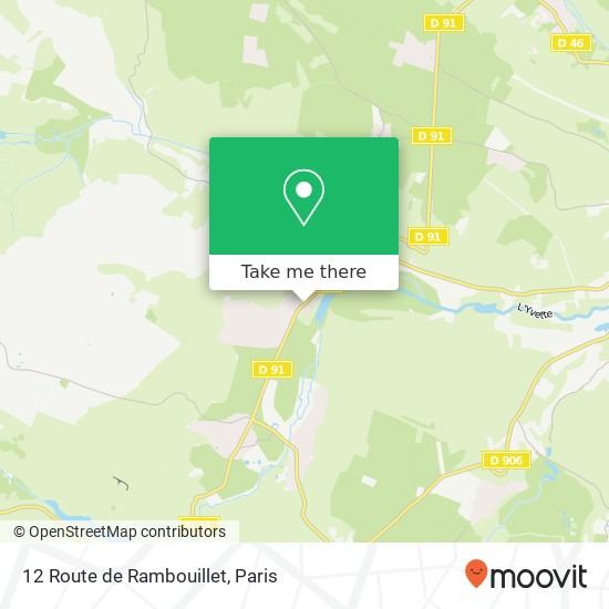 12 Route de Rambouillet map