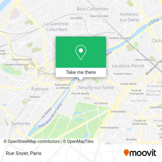 Rue Soyer map
