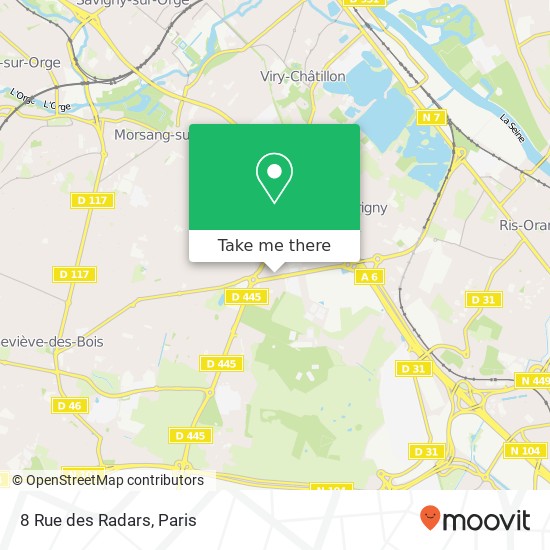 8 Rue des Radars map