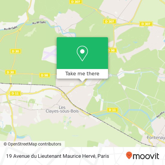 19 Avenue du Lieutenant Maurice Hervé map