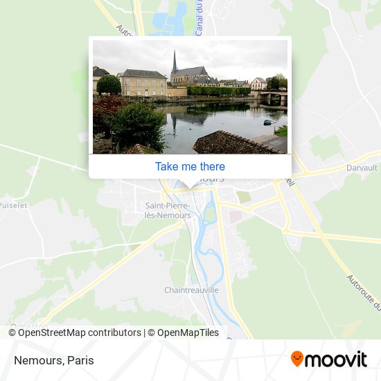 Nemours map