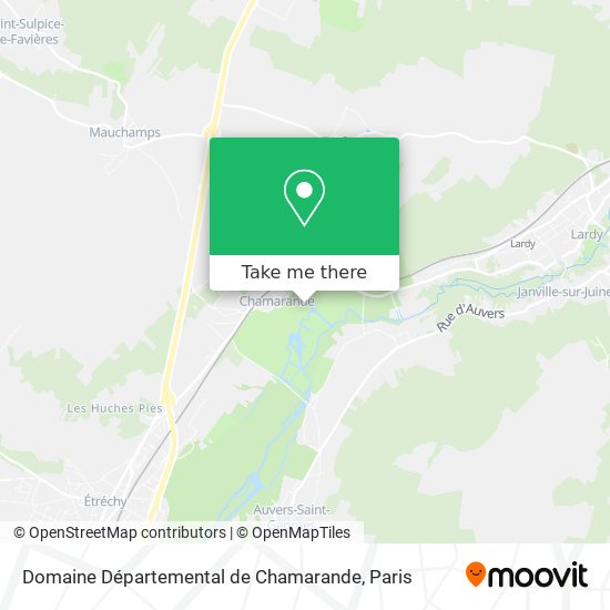 Mapa Domaine Départemental de Chamarande