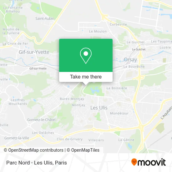 Parc Nord - Les Ulis map