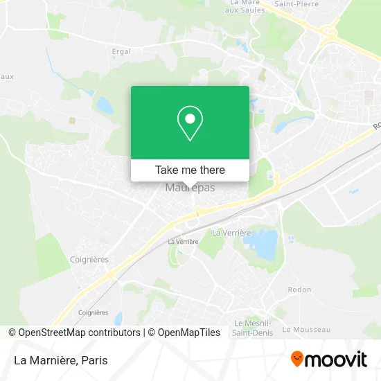 La Marnière map