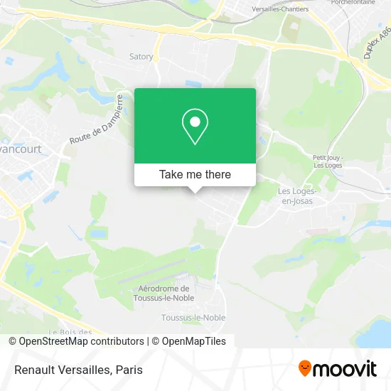 Renault Versailles map