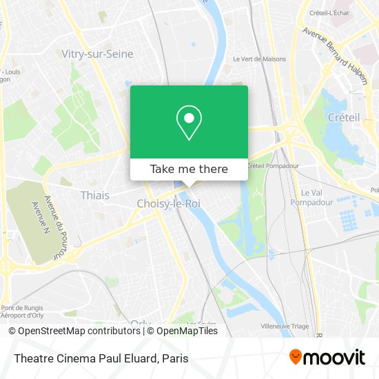 Theatre Cinema Paul Eluard map
