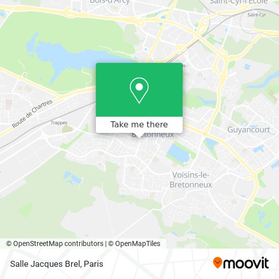Salle Jacques Brel map
