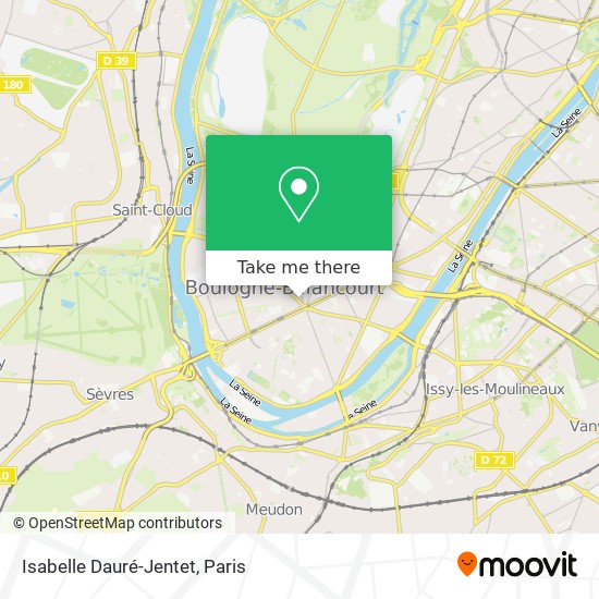 Mapa Isabelle Dauré-Jentet