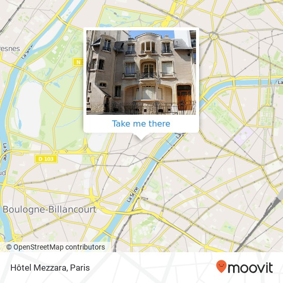 Hôtel Mezzara map