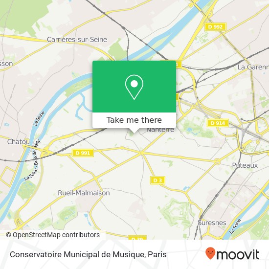 Mapa Conservatoire Municipal de Musique