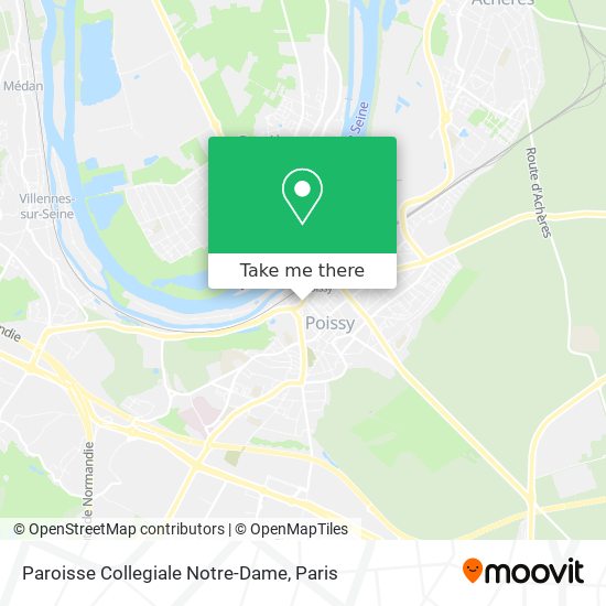 Mapa Paroisse Collegiale Notre-Dame